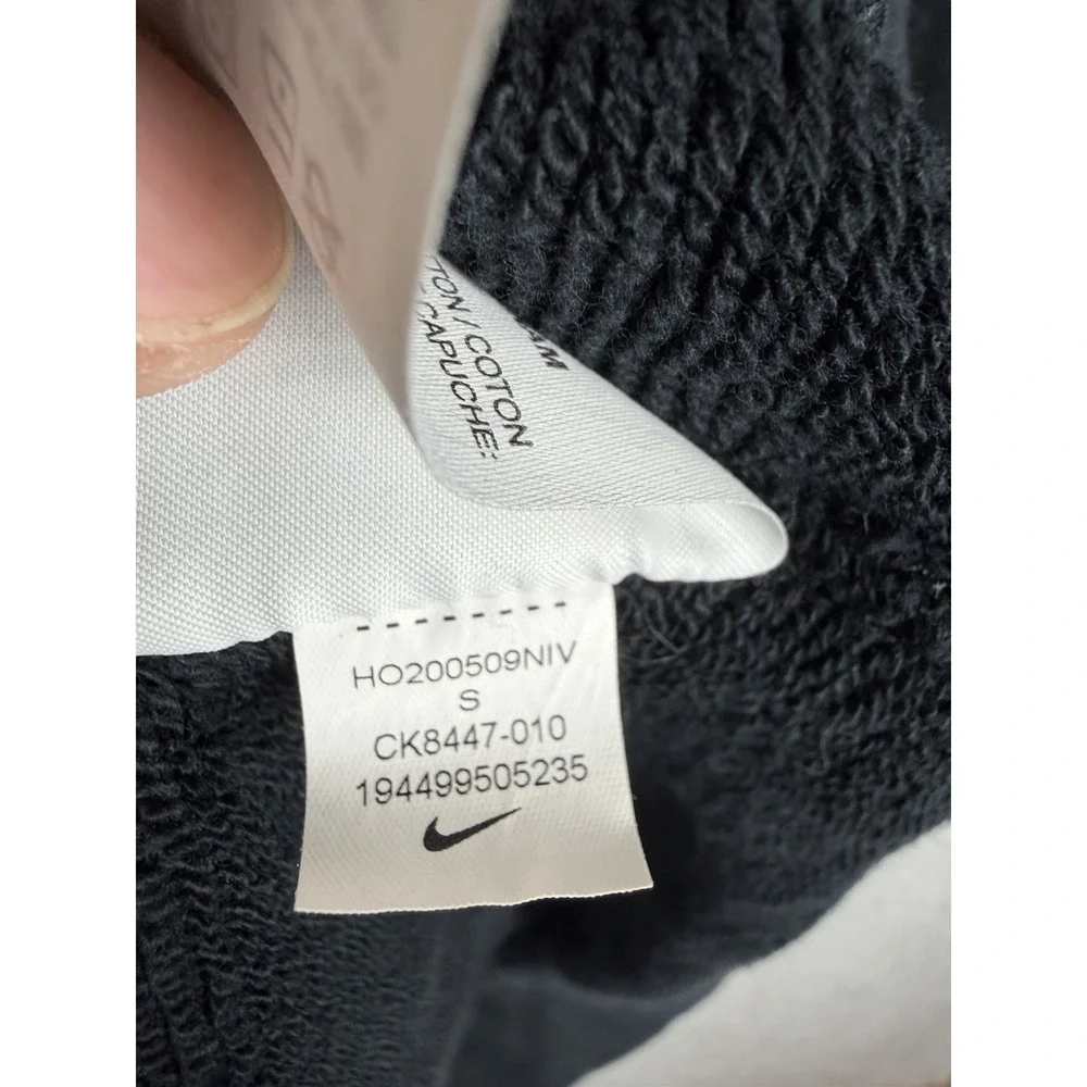 Nike Fleece Tennis Black Hoodie Nike Court CK8447-010 Women's Size S